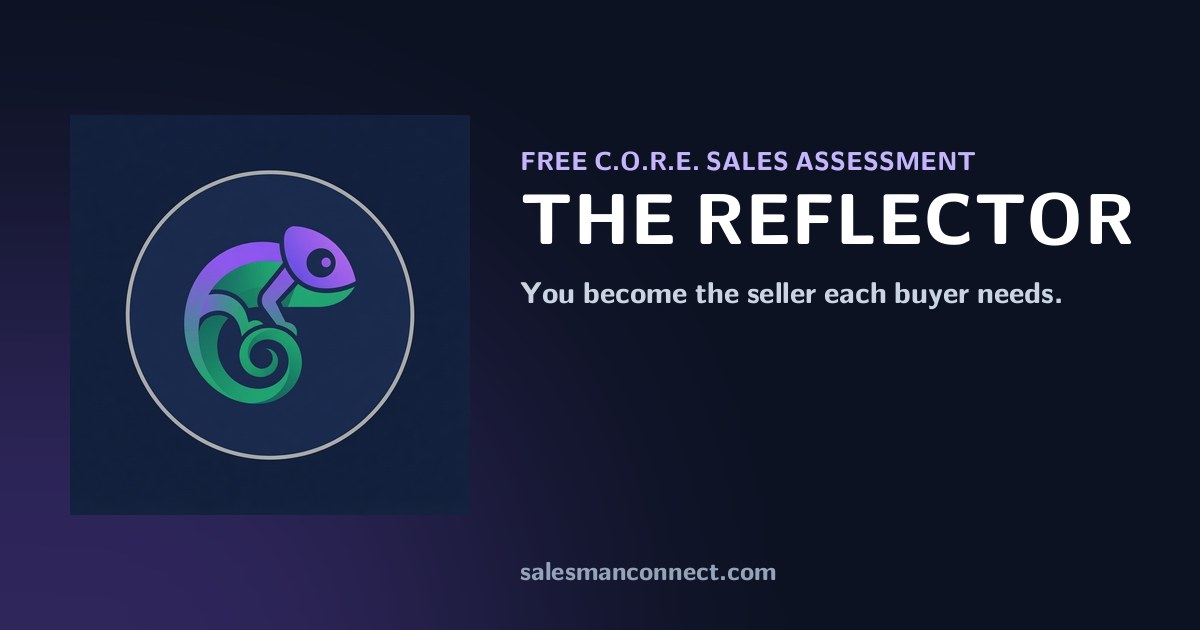 The Mimic, free C.O.R.E. sales personality assessment result